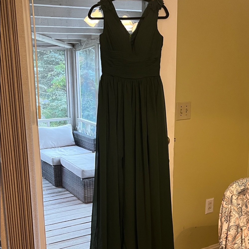 Chic Forest Green Maxi Dress
